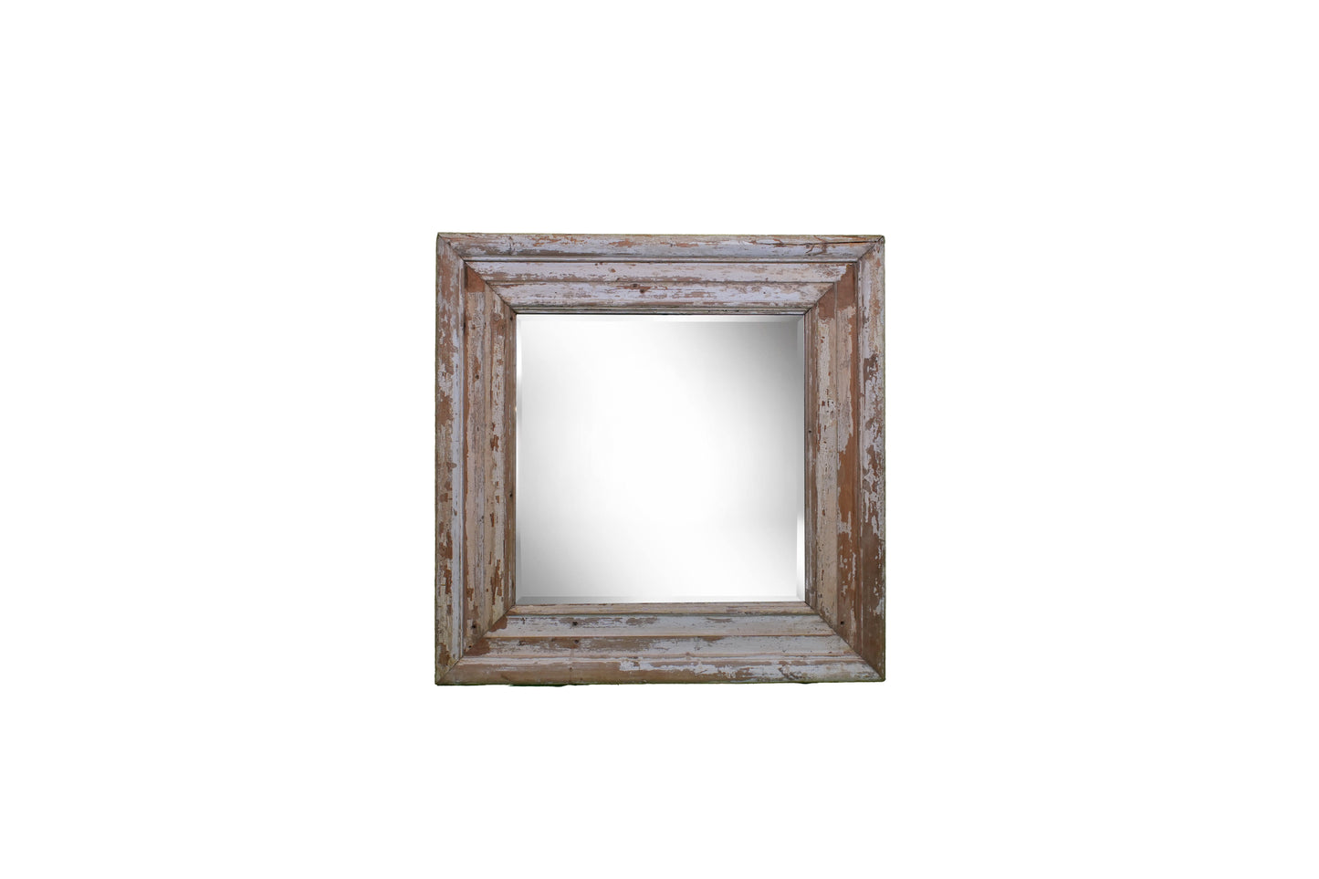 White Beveled Mirror - HJ384643C