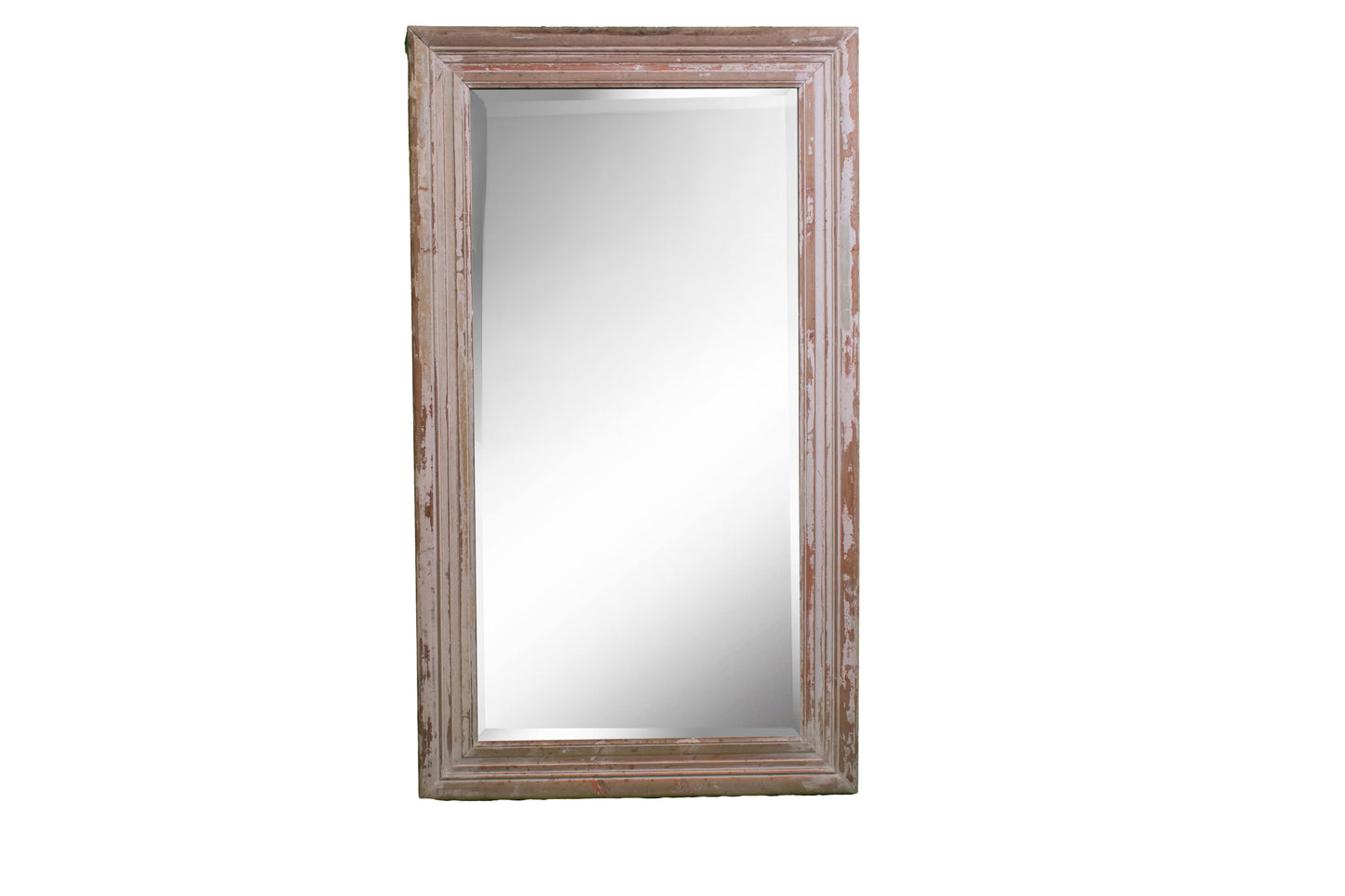 White Beveled Mirror - HJR40812