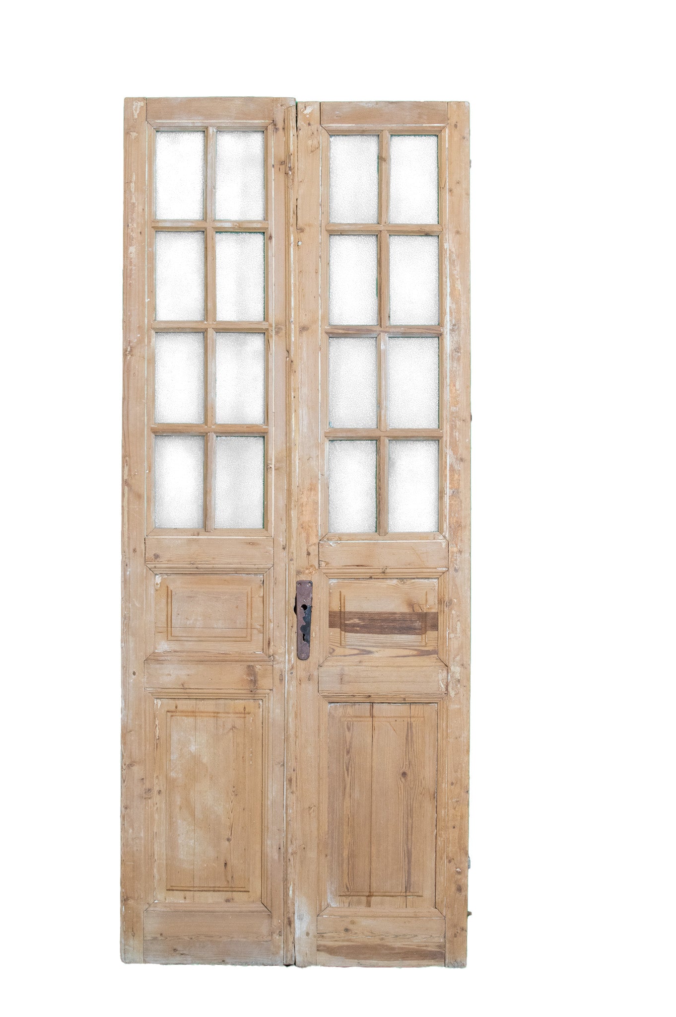 European Eight Patterned Glass Panes - W864335