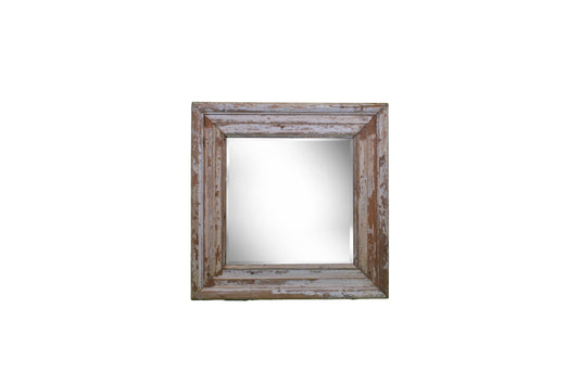 White Beveled Mirror - HJ384643C